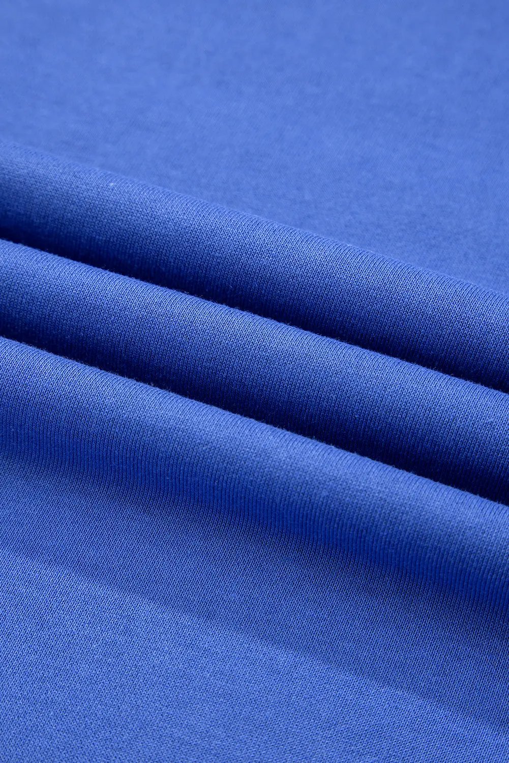 Sky Blue Varsity Sleeve Contrast Shift Sweatshirt Dress Dear-Lover Dropshipping